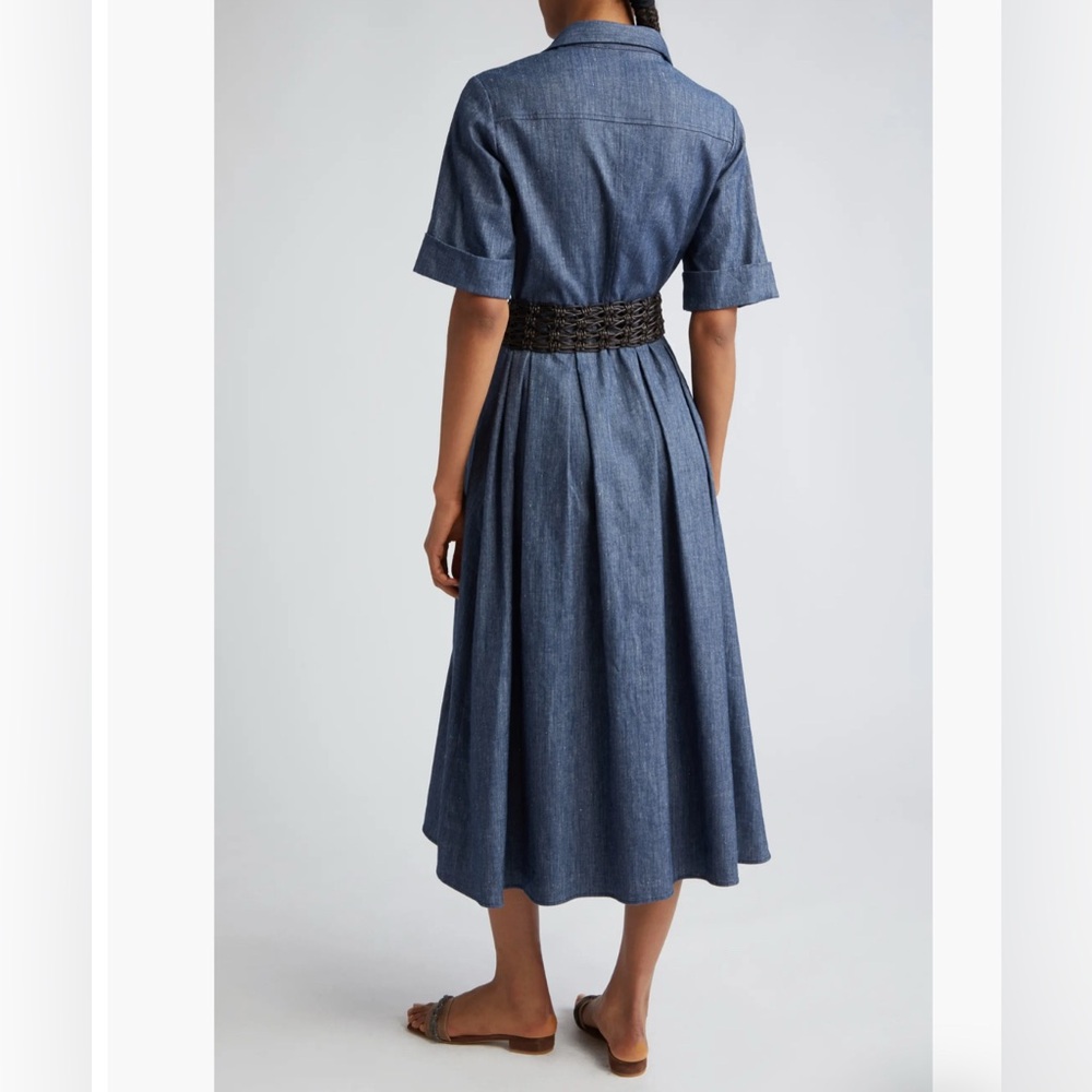 Eleventy Linen Blend Shirtdress - Picture 2 of 10